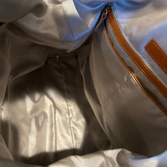 HOBO Sheila Large Satchel Plum Graphite Purse - Picture 5 of 13